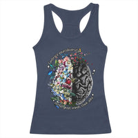 Autism Awareness Racerback Tank Top Neurodiversity All Great Minds Don't Mind Alike