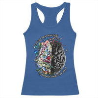 Autism Awareness Racerback Tank Top Neurodiversity All Great Minds Don't Mind Alike