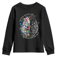 Autism Awareness Youth Sweatshirt Neurodiversity All Great Minds Don't Mind Alike