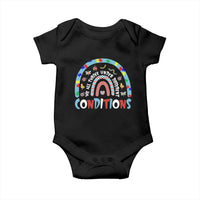 Autism Awareness Baby Onesie Sped Education Teacher Rainbow Reading