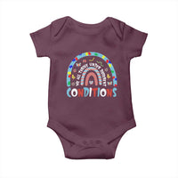 Autism Awareness Baby Onesie Sped Education Teacher Rainbow Reading