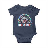 Autism Awareness Baby Onesie Sped Education Teacher Rainbow Reading