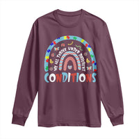 Autism Awareness Long Sleeve Shirt Sped Education Teacher Rainbow Reading