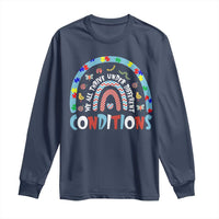 Autism Awareness Long Sleeve Shirt Sped Education Teacher Rainbow Reading
