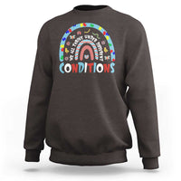 Autism Awareness Sweatshirt Sped Education Teacher Rainbow Reading