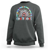 Autism Awareness Sweatshirt Sped Education Teacher Rainbow Reading
