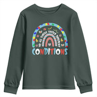 Autism Awareness Youth Sweatshirt Sped Education Teacher Rainbow Reading