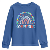 Autism Awareness Youth Sweatshirt Sped Education Teacher Rainbow Reading