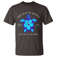 Gulf of Mexico T Shirt Texas Alabama Florida Beach Turtle Hibiscus
