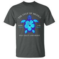 Gulf of Mexico T Shirt Texas Alabama Florida Beach Turtle Hibiscus
