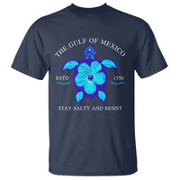 Gulf of Mexico T Shirt Texas Alabama Florida Beach Turtle Hibiscus