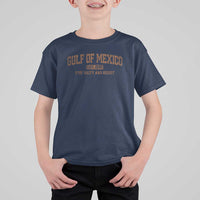Gulf of Mexico T Shirt For Kid Est 1550 and Forever Retro Mexican Beach