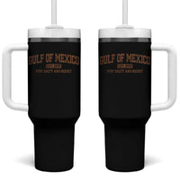 Gulf of Mexico Tumbler With Handle Est 1550 and Forever Retro Mexican Beach