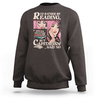 Funny Reading Sweatshirt Hilarious Bookworm Book Lover Reader Gift TS10