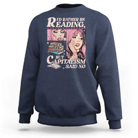 Funny Reading Sweatshirt Hilarious Bookworm Book Lover Reader Gift TS10