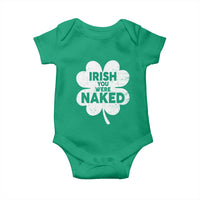 Funny St Patricks Day Baby Onesie Irish You Were Naked Vintage Clover Shamrock