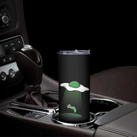 Funny Irish St Patricks Day Skinny Tumbler UFO Egg Bacon Abduction Funny