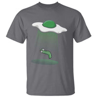 Funny Irish St Patricks Day T Shirt UFO Egg Bacon Abduction Funny
