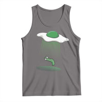 Funny Irish St Patricks Day Tank Top UFO Egg Bacon Abduction Funny