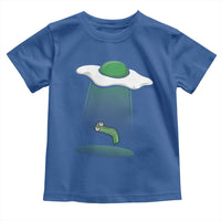 Funny Irish St Patricks Day Toddler T Shirt UFO Egg Bacon Abduction Funny