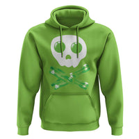 Funny St Patricks Day Hoodie Bacon & Eggs Skull & Crossbones