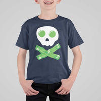 Funny St Patricks Day T Shirt For Kid Bacon & Eggs Skull & Crossbones