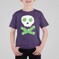 Funny St Patricks Day T Shirt For Kid Bacon & Eggs Skull & Crossbones
