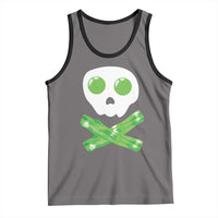 Funny St Patricks Day Tank Top Bacon & Eggs Skull & Crossbones