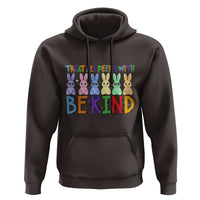 Teacher Easter Hoodie Treat All Peeps With Kindness Funny Bunny