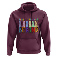 Teacher Easter Hoodie Treat All Peeps With Kindness Funny Bunny