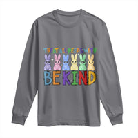 Teacher Easter Long Sleeve Shirt Treat All Peeps With Kindness Funny Bunny