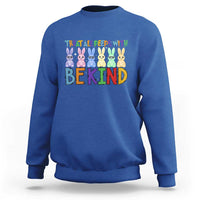Teacher Easter Sweatshirt Treat All Peeps With Kindness Funny Bunny