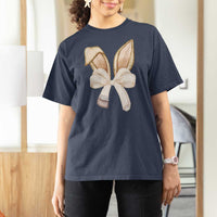 Easter Teachers Bunny Coquette Ears T Shirt For Women