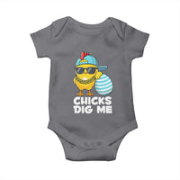 Funny Easter Baby Onesie Chicks Dig Me