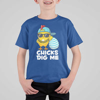 Funny Easter T Shirt For Kid Chicks Dig Me