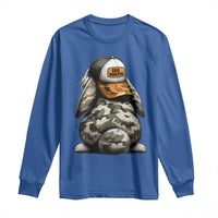 Camo Easter Bunny Long Sleeve Shirt Egg Hunter Kids