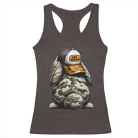 Camo Easter Bunny Racerback Tank Top Egg Hunter Kids