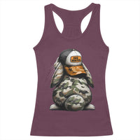 Camo Easter Bunny Racerback Tank Top Egg Hunter Kids