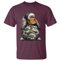 Camo Easter Bunny T Shirt Egg Hunter Kids