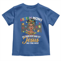 Afro Autism Mom Toddler T Shirt African American Autistic Black Mama Religious Cross