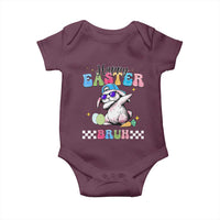 Happy Easter Bruh Baby Onesie Bunny Dabbing Rabbit Funny Kids Toddler Boys
