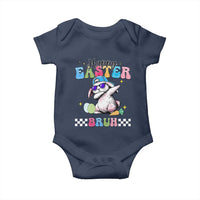 Happy Easter Bruh Baby Onesie Bunny Dabbing Rabbit Funny Kids Toddler Boys
