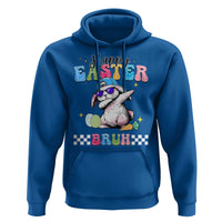 Happy Easter Bruh Hoodie Bunny Dabbing Rabbit Funny Kids Toddler Boys
