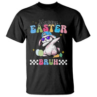 Happy Easter Bruh T Shirt Bunny Dabbing Rabbit Funny Kids Toddler Boys