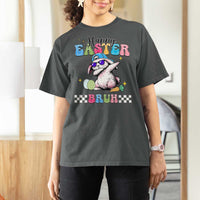 Happy Easter Bruh T Shirt For Women Bunny Dabbing Rabbit Funny Kids Toddler Boys