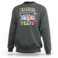 Easter Teacher Sweatshirt Teaching My Favorire Peeps