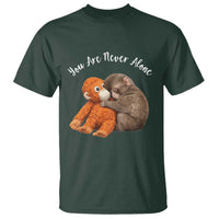 Viral Punch Monkey T Shirt Cute Baby Monkey With Plush Toy Animal Lovers