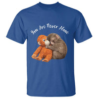 Viral Punch Monkey T Shirt Cute Baby Monkey With Plush Toy Animal Lovers