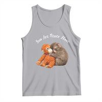 Viral Punch Monkey Tank Top Cute Baby Monkey With Plush Toy Animal Lovers