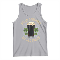 Irish Shamrock Beer Day Tank Top Hello Darkness My Old Friend